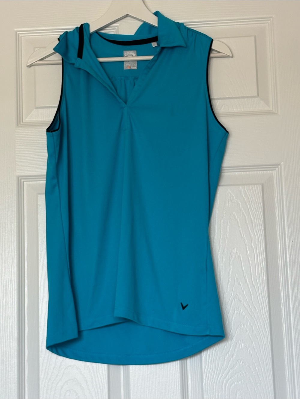 Callaway Women's Sleeveless Golf Polo - Teal Blue